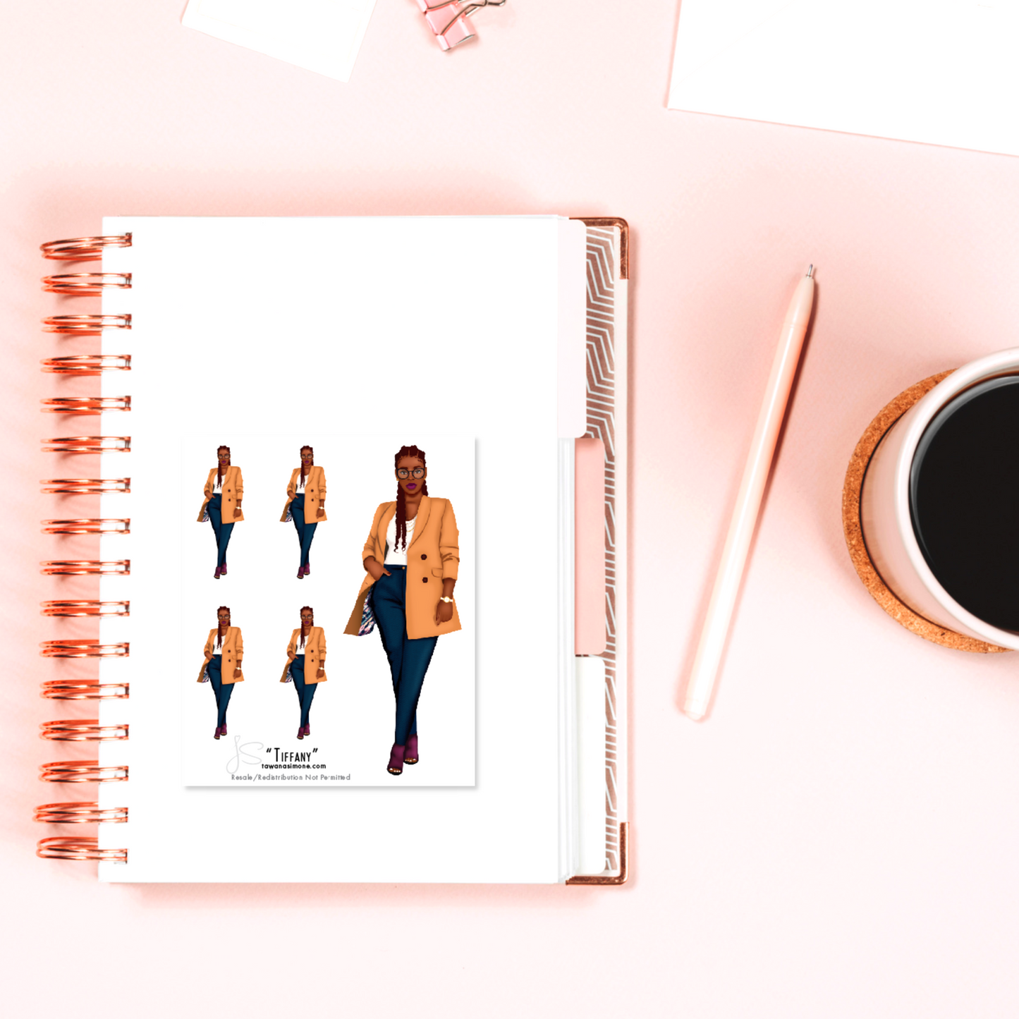Tiffany - Diva Doll ONLY Stickers
