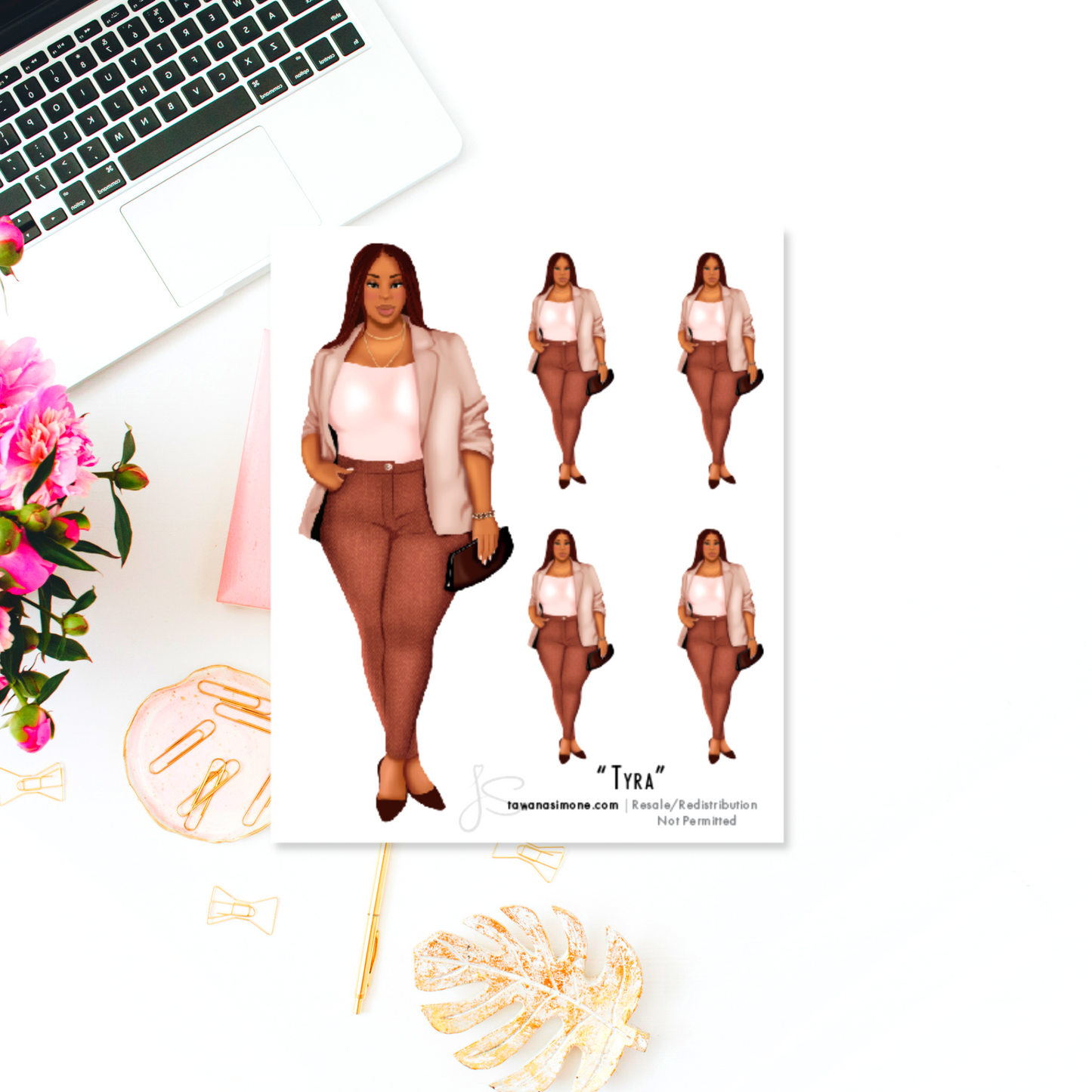 Tyra - Diva Doll ONLY Stickers