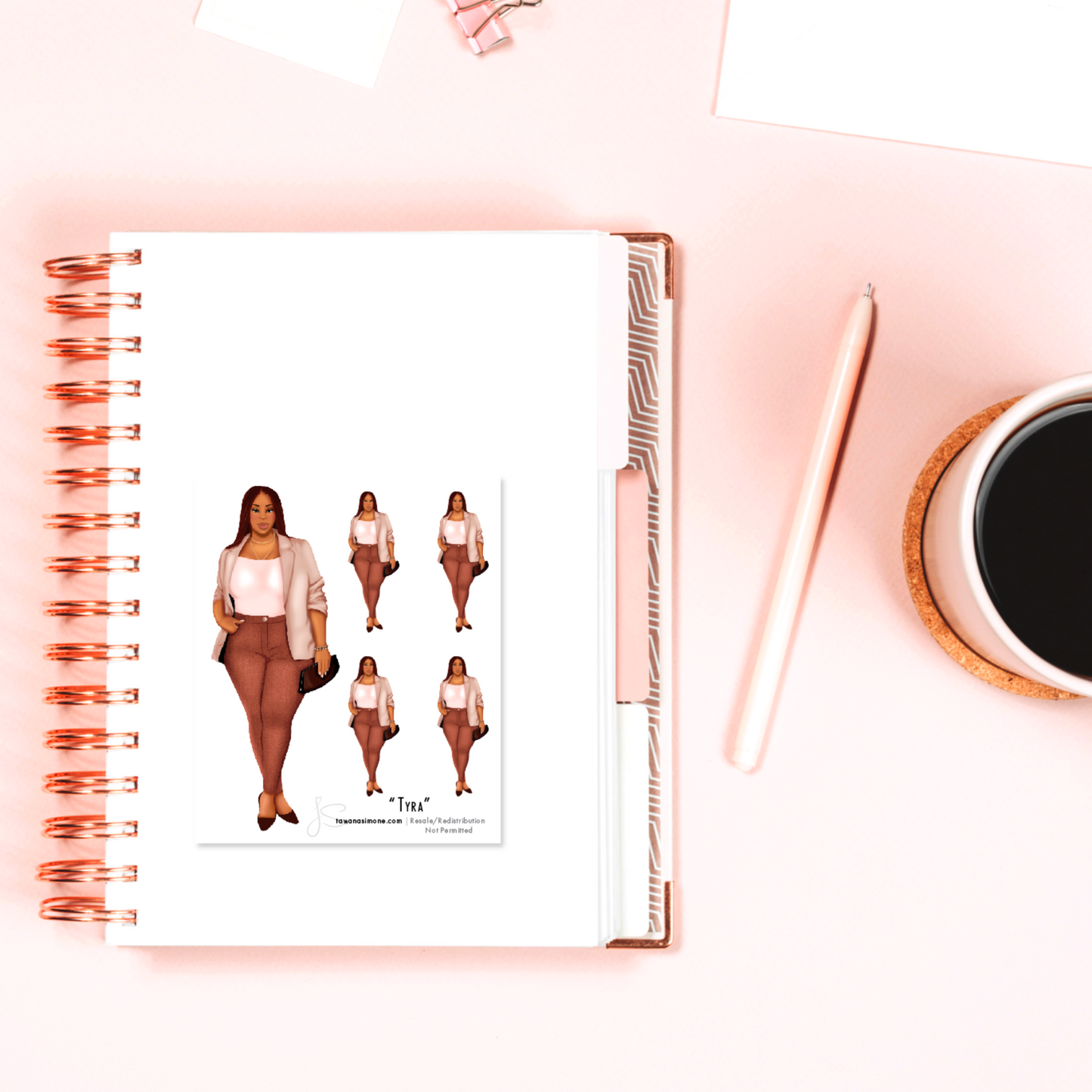 Tyra - Diva Doll ONLY Stickers