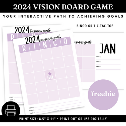 2024 Vision Board Game