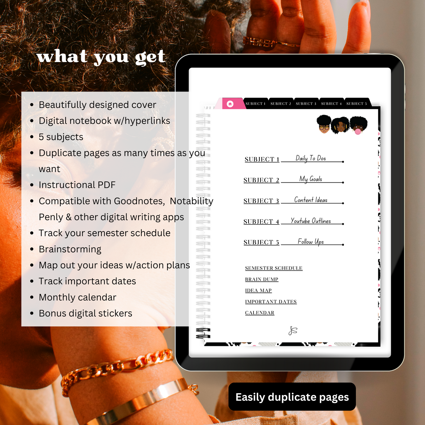 3 Wise Naturalistas Digital Student Notebook