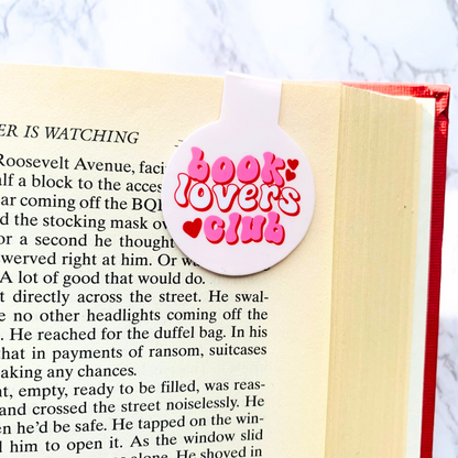 Book Lovers Club Magnetic Bookmark