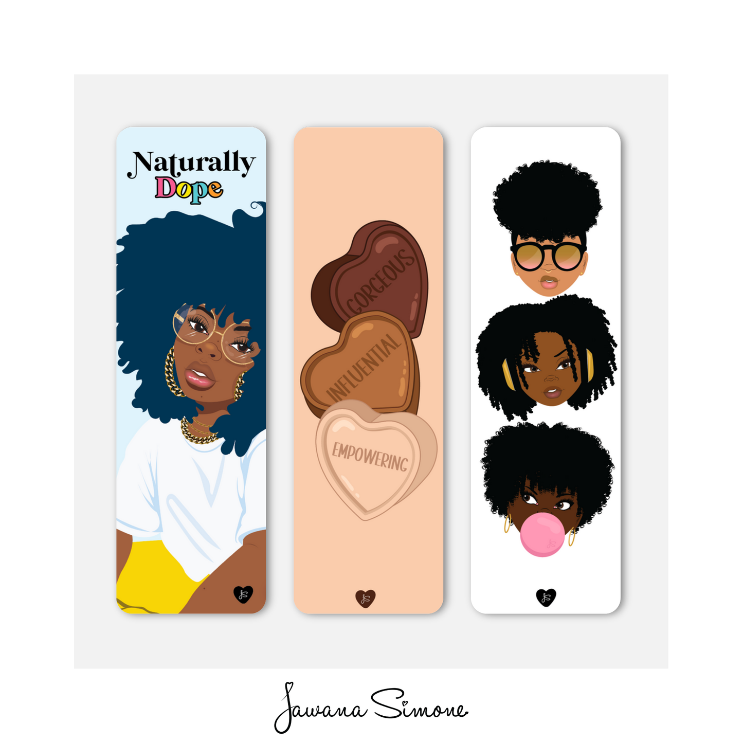 Beauty and Brains Bookmark