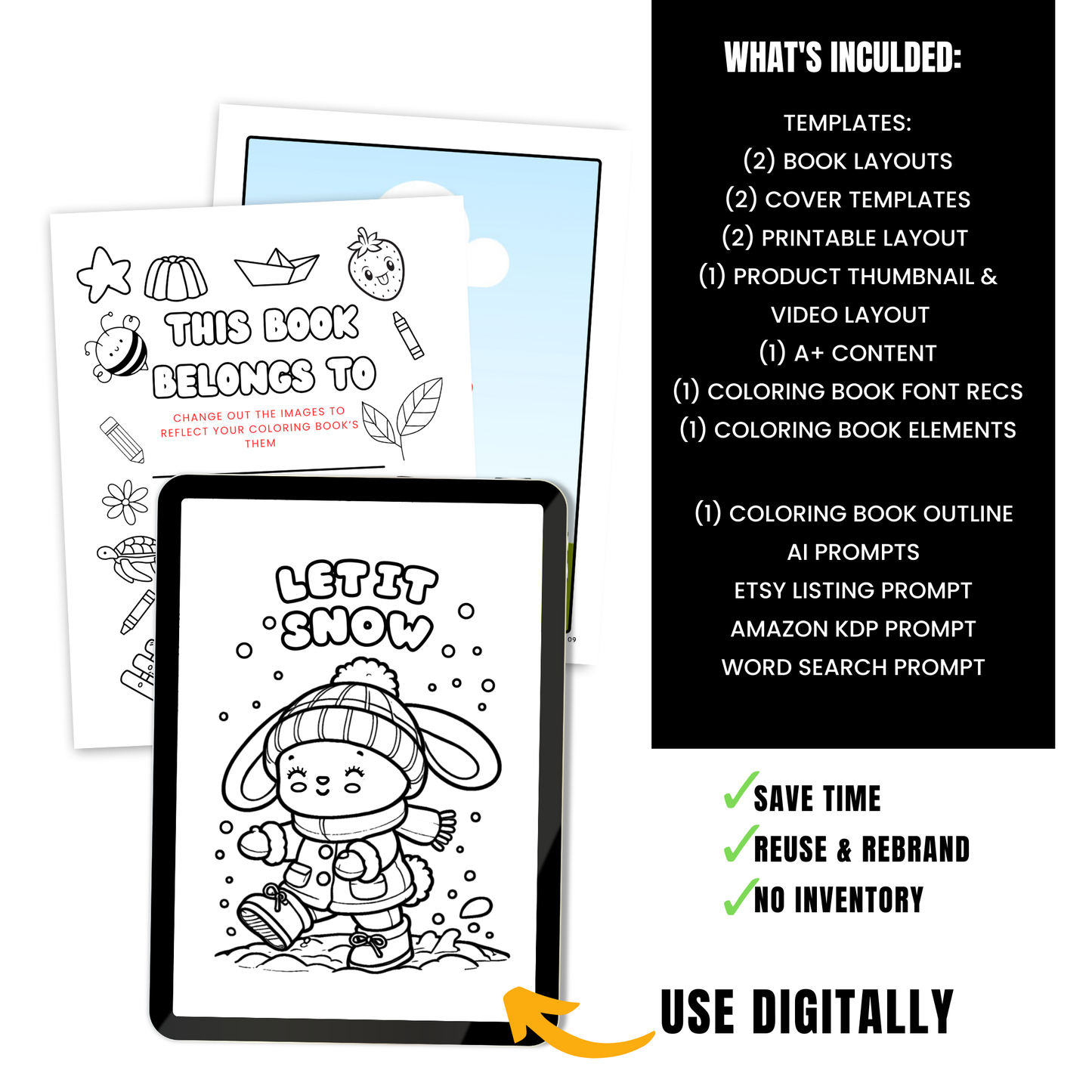 Coloring Book Template - PLR