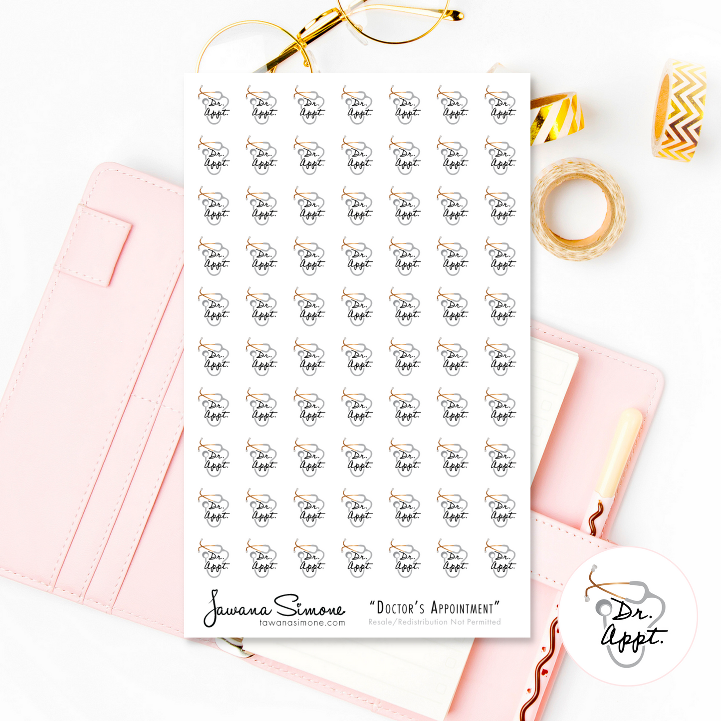 Doctors Appointment Planner Stickers