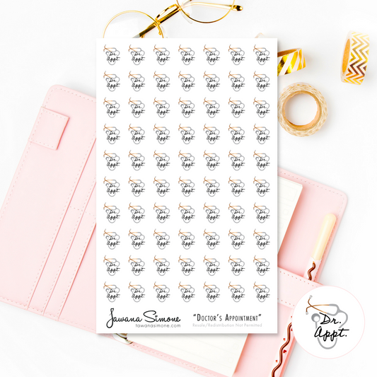 Doctors Appointment Planner Stickers