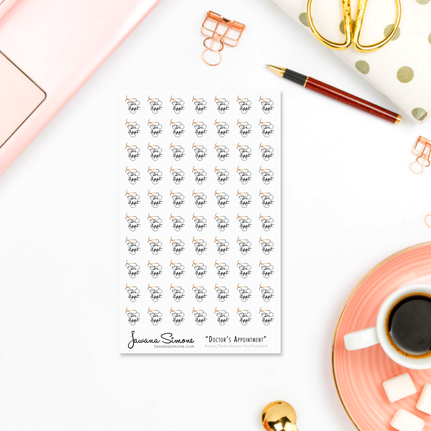 Doctors Appointment Planner Stickers