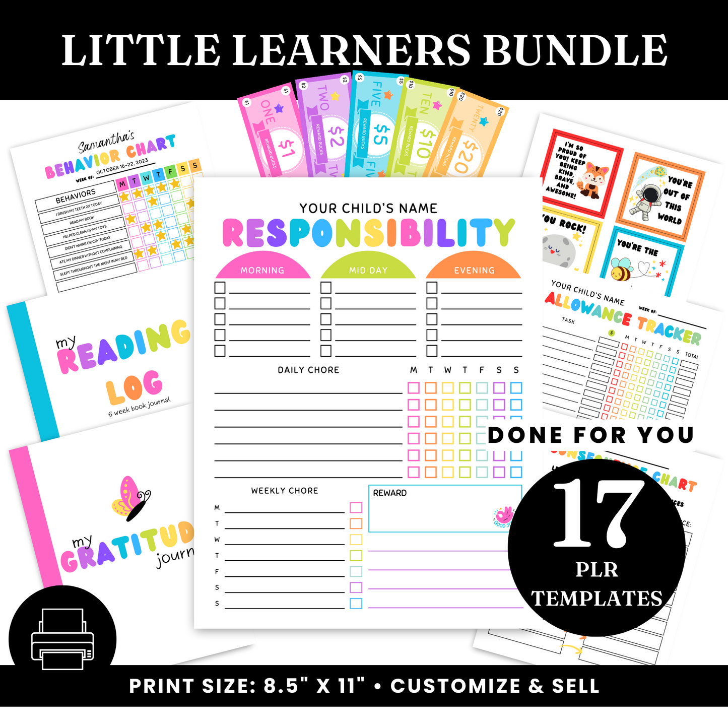 Little Learners BUNDLE Template - PLR