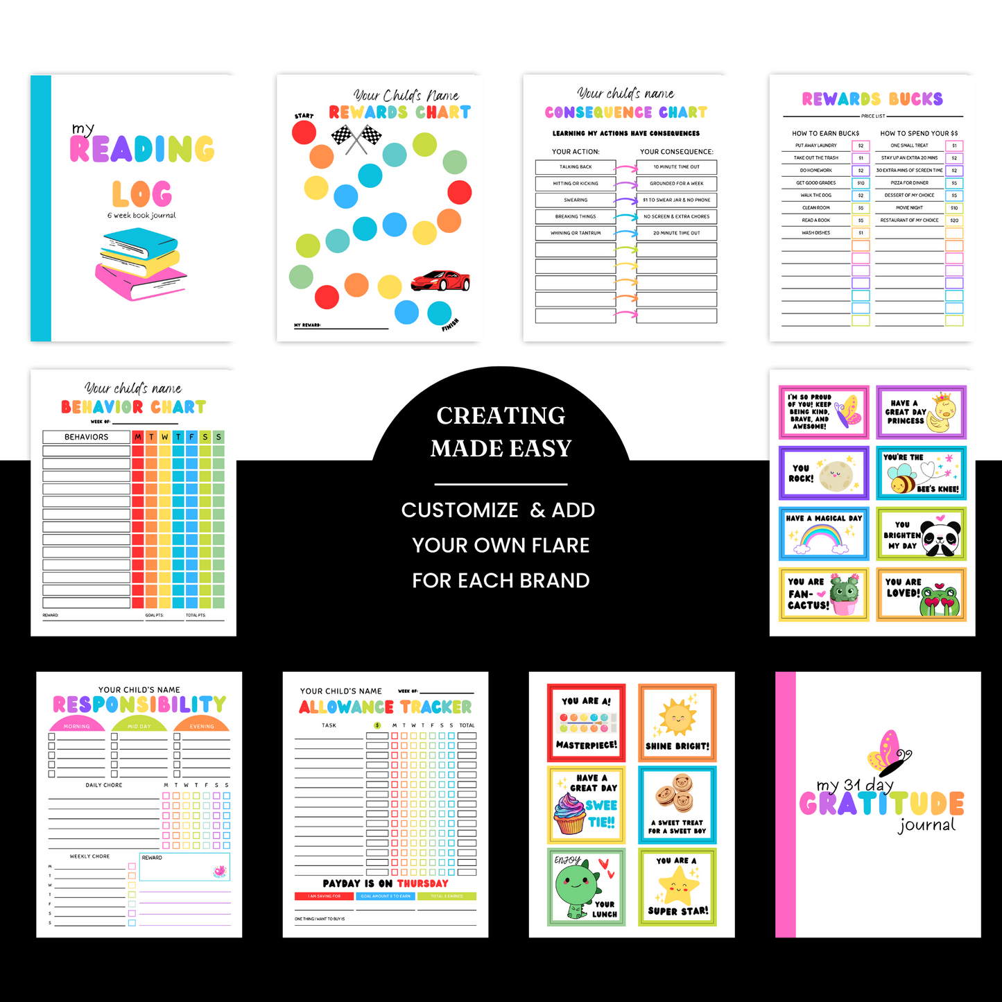 Little Learners BUNDLE Template - PLR