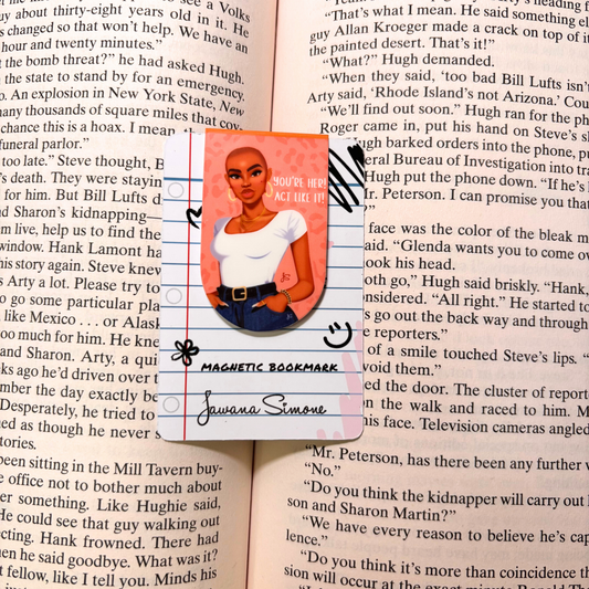 Priscilla Magnetic Bookmark