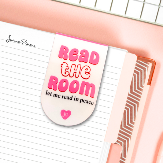 Read the Room Magnetic Bookmark