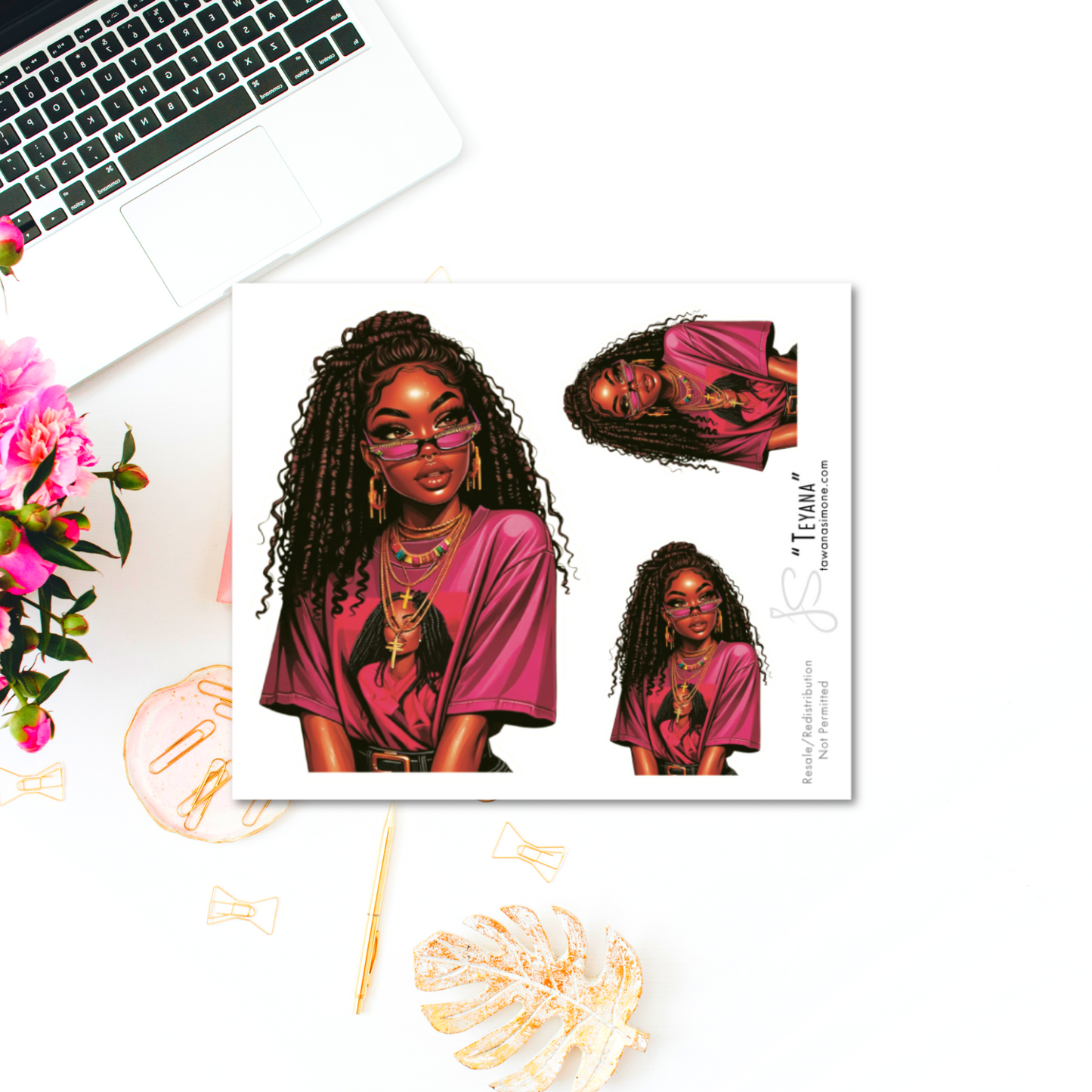 Teyana - Diva Doll ONLY Stickers