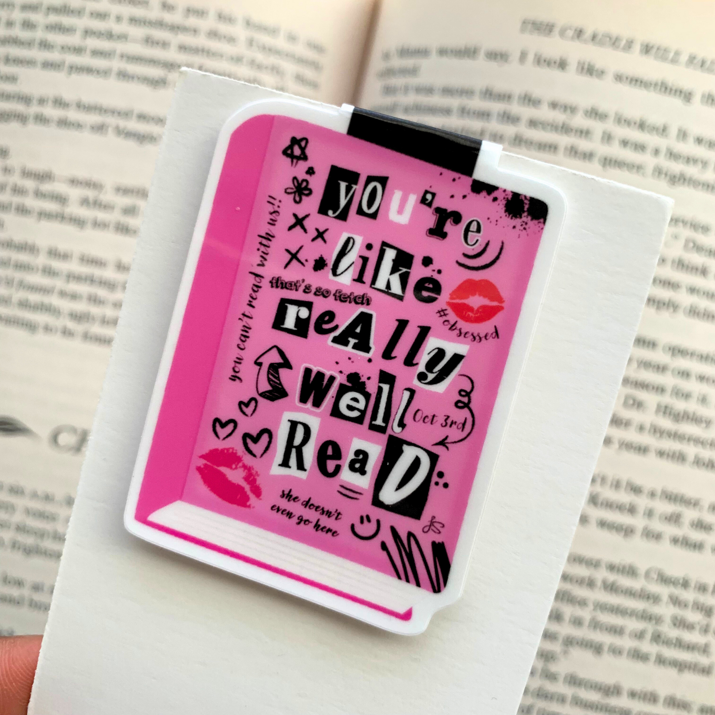 Well Read Magnetic Bookmark