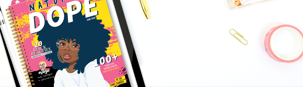 digital notebook for black women to track their day, mood, goals, habits and budget