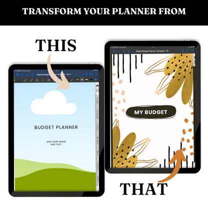 Digital Budget Planner Template - PLR