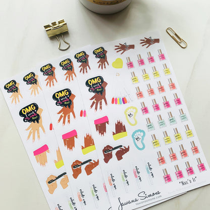 Nail'd It Planner Stickers