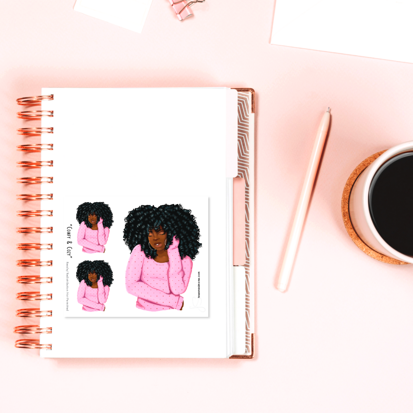 Comfy & Cozy - Diva Doll ONLY Stickers