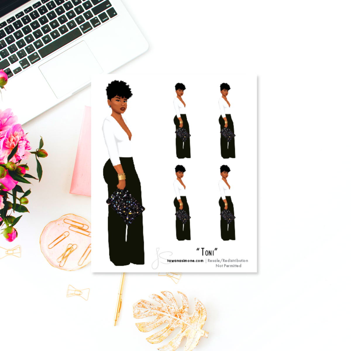 Toni - Diva Doll ONLY Stickers – Tawana Simone