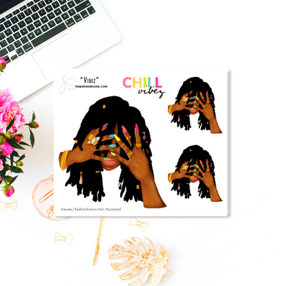 Vibez - Diva Doll ONLY Stickers