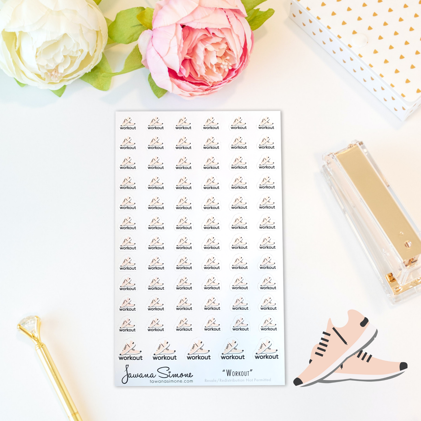Workout Planner Stickers